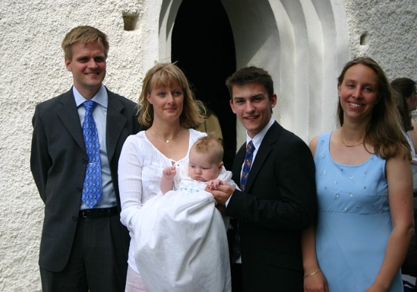 Dop av Lucas Eric och Marias son Lucas döps