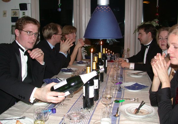 Nyårsafton hos Eric och Maria