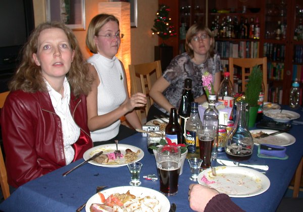 Julen 2002 Julfest på årstavägen 113. Jul i Luleå. Nyårsafton hos Eric och Maria