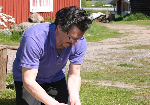 Frida i Luleå på sommaren