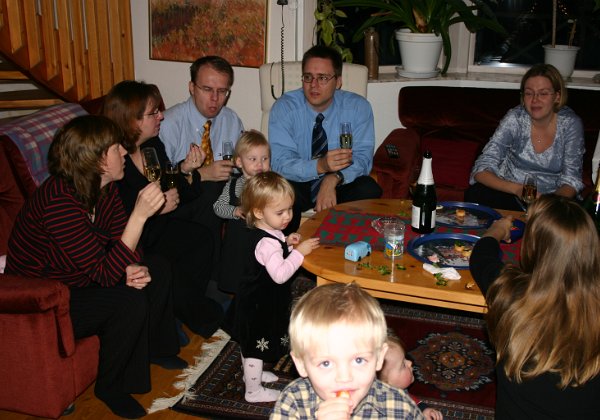 Jul och Nyår 2004 Jul i bergkvara och Nyårsafton hos Eric och Maria